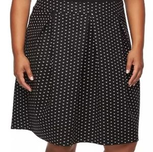 APT.9 Pleated A-line Skirt